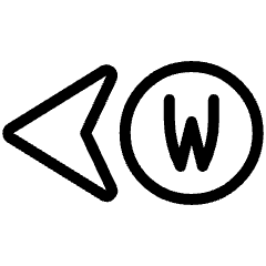 Compass West Icon from Ultimate Light Set