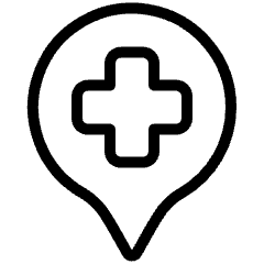 Style One Pin Cross Icon from Ultimate Light Set