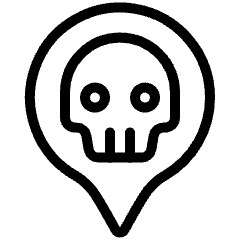 Style One Pin Skull Icon from Ultimate Light Set