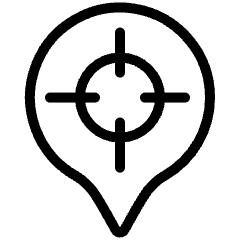 Style One Pin Target Icon from Ultimate Light Set