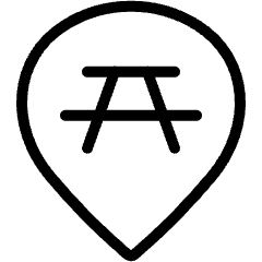 Style Three Pin Bench Icon from Ultimate Light Set