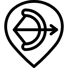 Style Three Pin Bow Icon from Ultimate Light Set