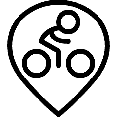 Style Three Pin Cicyling Icon from Ultimate Light Set