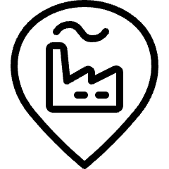 Style Three Pin Factory Icon from Ultimate Light Set