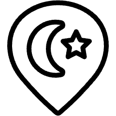 Style Three Pin Islam Icon from Ultimate Light Set