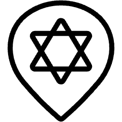 Style Three Pin Judaism Icon from Ultimate Light Set