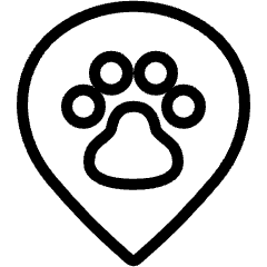 Style Three Pin Paw Icon from Ultimate Light Set