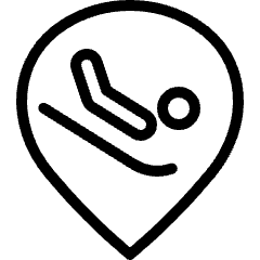 Style Three Pin Snow Slide Icon from Ultimate Light Set