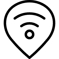 Style Three Pin Wifi Icon from Ultimate Light Set