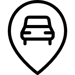 Style Two Pin Car Icon from Ultimate Light Set