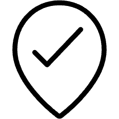 Style Two Pin Check Icon from Ultimate Light Set