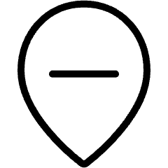 Style Two Pin Minus Icon from Ultimate Light Set