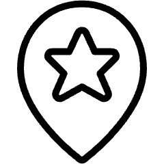 Style Two Pin Star Icon from Ultimate Light Set