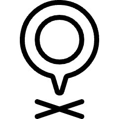 Pin X Mark 1 Icon from Ultimate Light Set