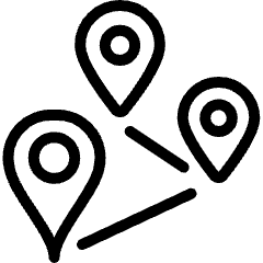 Trip Multiple Destination Icon from Ultimate Light Set