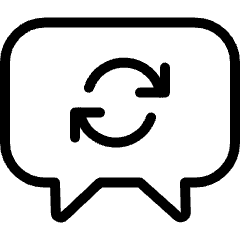 Conversation Sync Icon from Ultimate Light Set