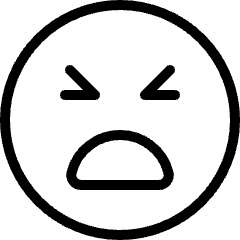 Smiley Bad Icon from Ultimate Light Set