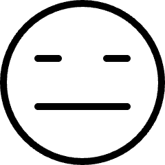 Smiley Indiferent 1 Icon from Ultimate Light Set