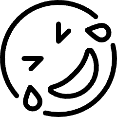 Smiley Lol Sideways Icon from Ultimate Light Set