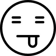 Smiley Tongue Sticking Icon from Ultimate Light Set