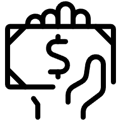 Cash Payment Bill 3 Icon from Ultimate Light Set