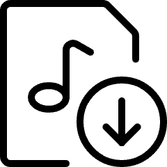 Audio File Download Icon from Ultimate Light Set