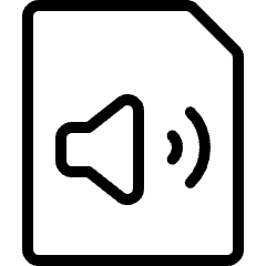 Audio File Volume Icon from Ultimate Light Set