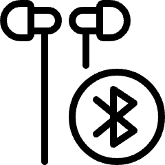 Earpods Bluetooth 1 Icon from Ultimate Light Set