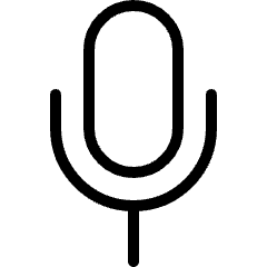 Microphone Icon from Ultimate Light Set