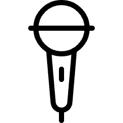 Microphone Karaoke Icon from Ultimate Light Set