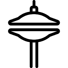 Modern Music Cymbal Icon from Ultimate Light Set