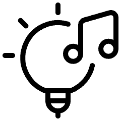 Music Genre Idea Icon from Ultimate Light Set