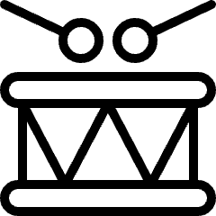 Instrument Drums Icon from Ultimate Light Set