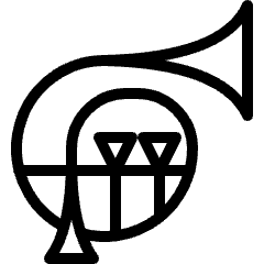 Instrument French Horn Icon from Ultimate Light Set