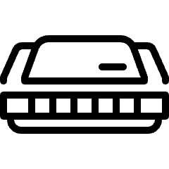 Instrument Harmonica Icon from Ultimate Light Set