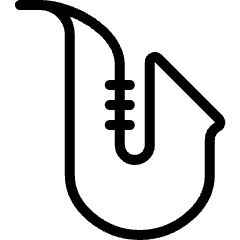 Instrument Saxophone Icon from Ultimate Light Set
