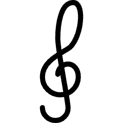 Music Clef Icon from Ultimate Light Set