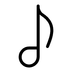 Music Note 1 Icon from Ultimate Light Set