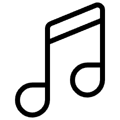 Music Note 2 Icon from Ultimate Light Set