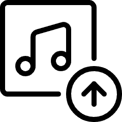 Playlist Upload Icon from Ultimate Light Set