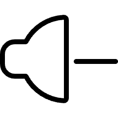 Volume Control Down 1 Icon from Ultimate Light Set