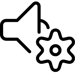 Volume Control Settings Icon from Ultimate Light Set