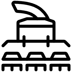 Agriculture Machine Plow 4 Icon from Ultimate Light Set