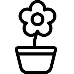 Flower Pot Icon from Ultimate Light Set