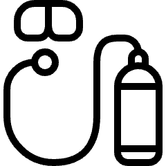 Diving Oxygen Icon from Ultimate Light Set