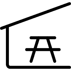 Outdoors Barn Bench Icon from Ultimate Light Set