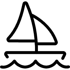 Sailing Boat Water 1 Icon from Ultimate Light Set