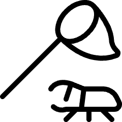 Insect Catch Icon from Ultimate Light Set