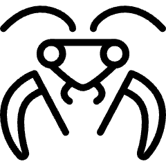 Insect Mantis Icon from Ultimate Light Set