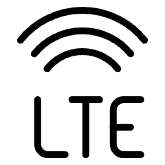 Cellular Network Wifi Lte Icon from Ultimate Light Set